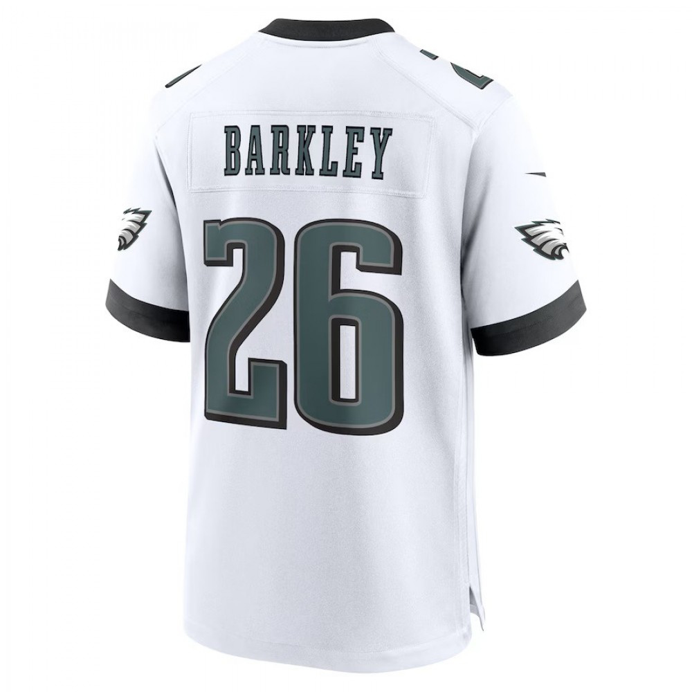 Saquon Barkley Philadelphia Eagles Nike Youth Jersey - White-GridironStore